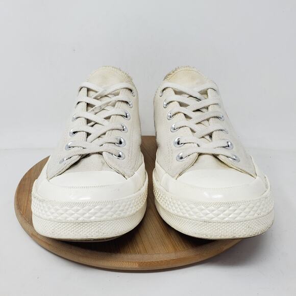 Converse Chuck Taylor Comme de Garcons Shoes Womens 8 Sneaker Off White Low - Picture 3 of 14